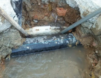 渝中测漏水之水管漏水